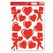 Beistle Club Pack of 156 Red Heart and Cupid Valentine Window Cling Decorations 17"